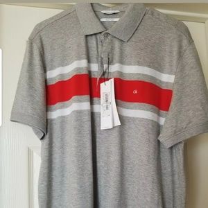 Mens Calvin Klein Ck Logo Liquid Touch SS Shirt
